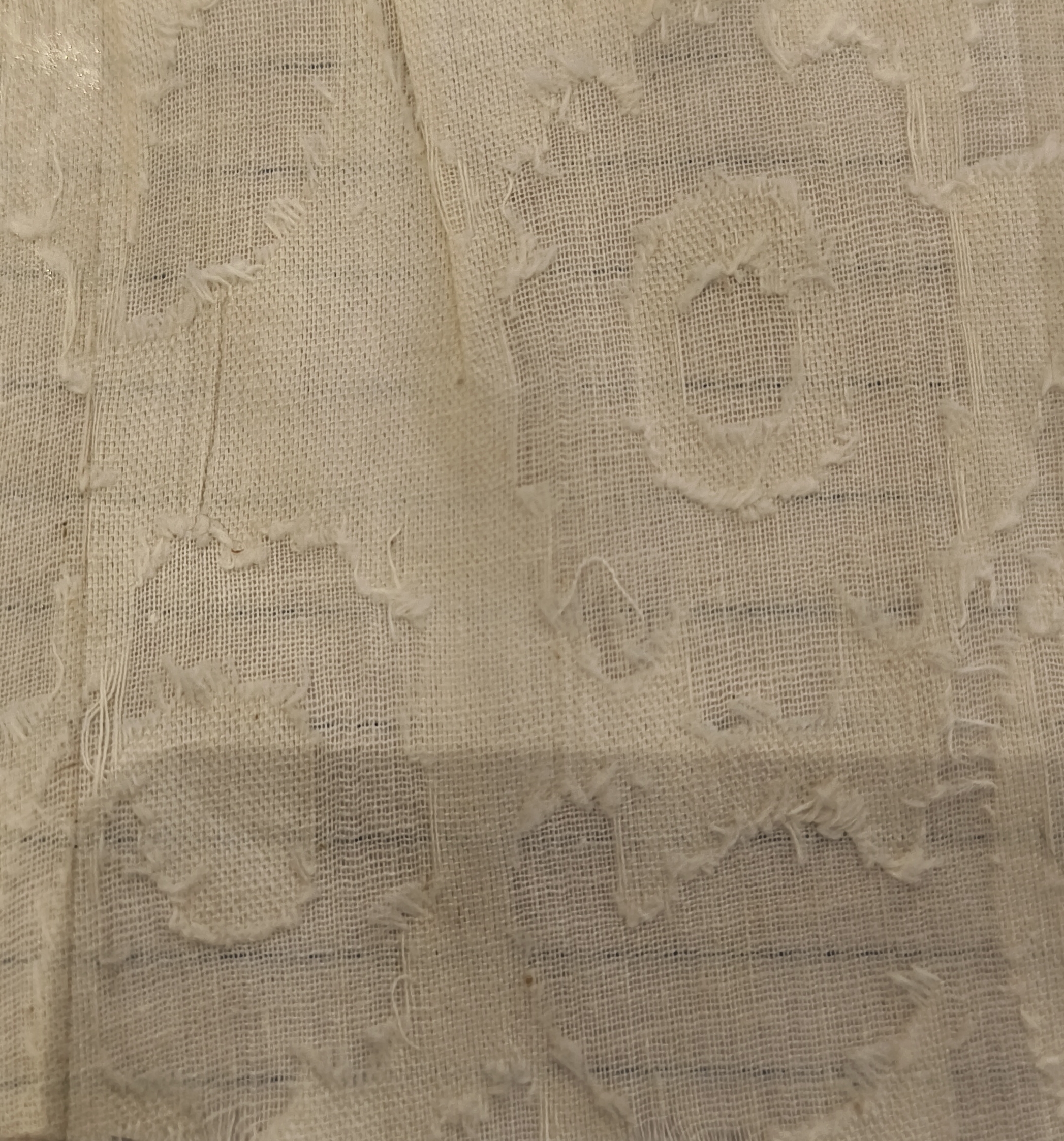 COTTON CUTWORK JACQUARD