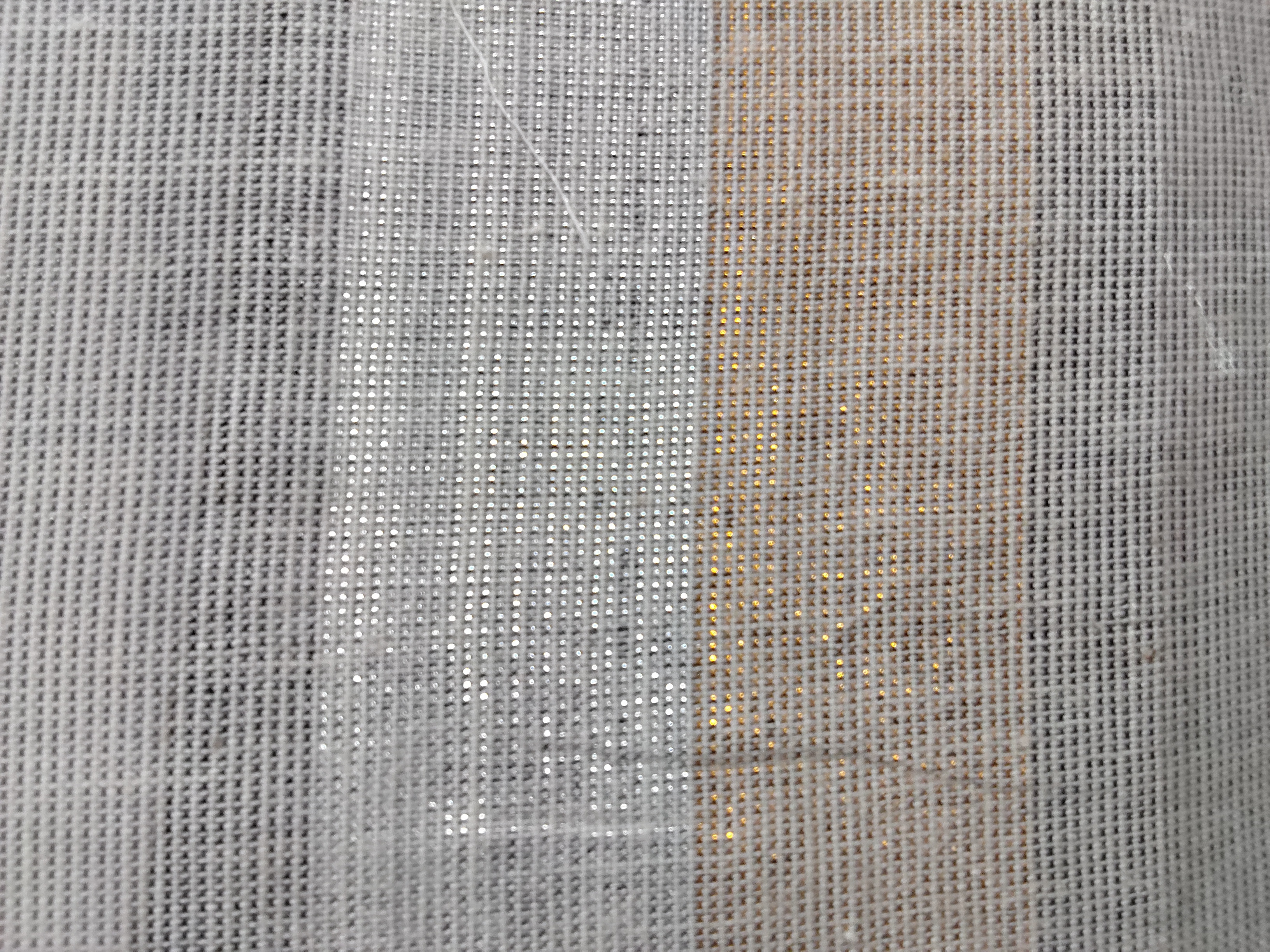 COTTON SHIMMER GOLDEN SILVER BLACK PATTA