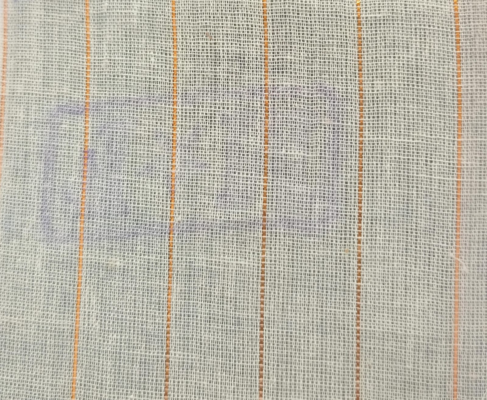 COTTON LUREX VOILE 1 INCH GOLD HT