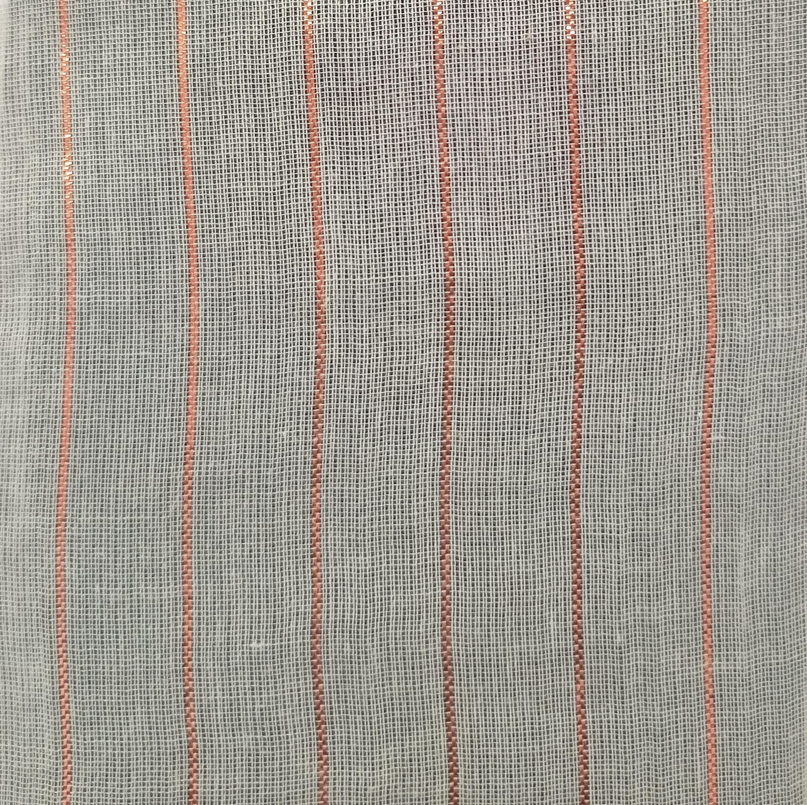 COTTON LUREX VOILE 1 INCH COPPER HT
