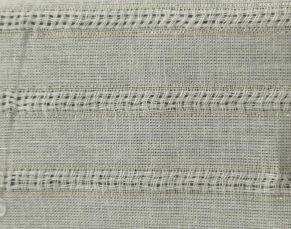 COTTON LUREX DOBBY JALI LIGHT GOLD