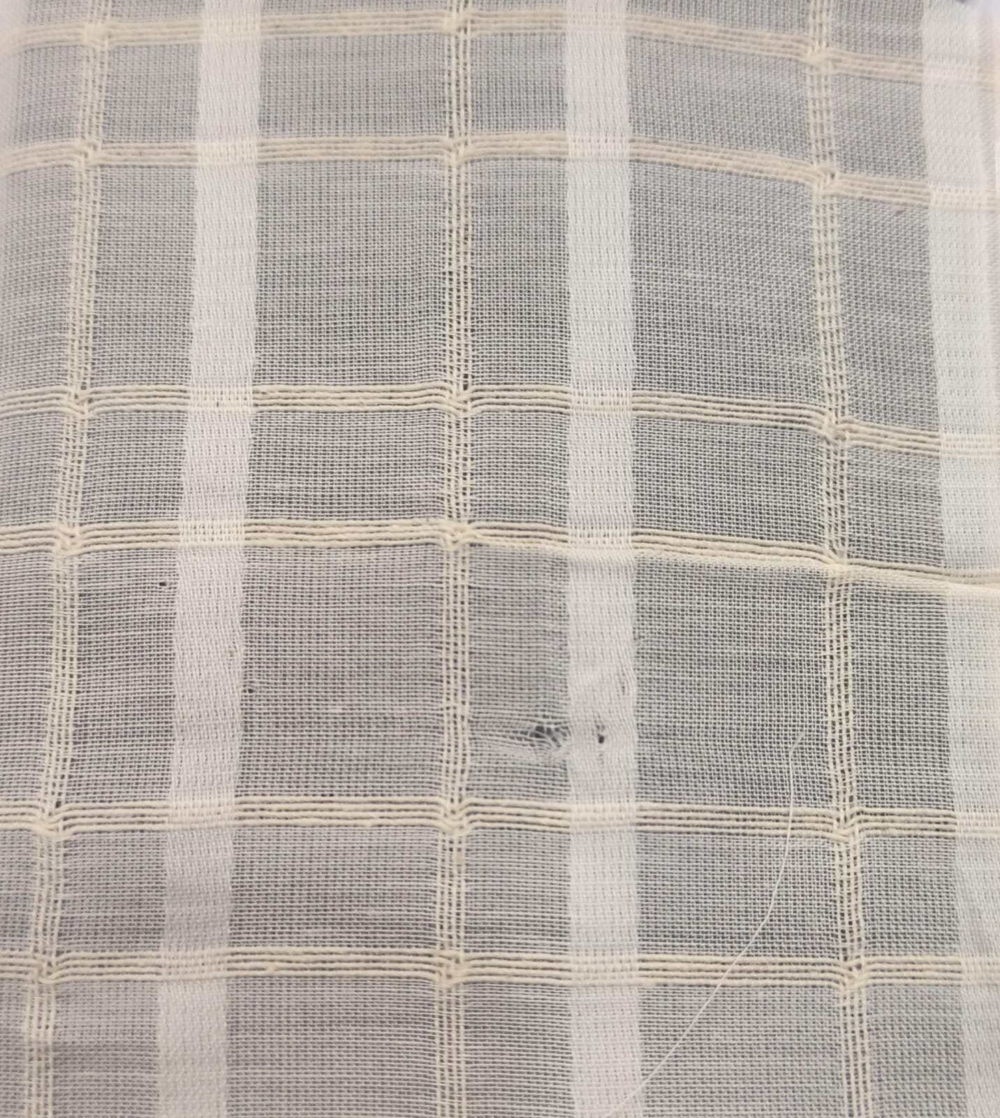 COTTON CHECK SUSHI VOILE
