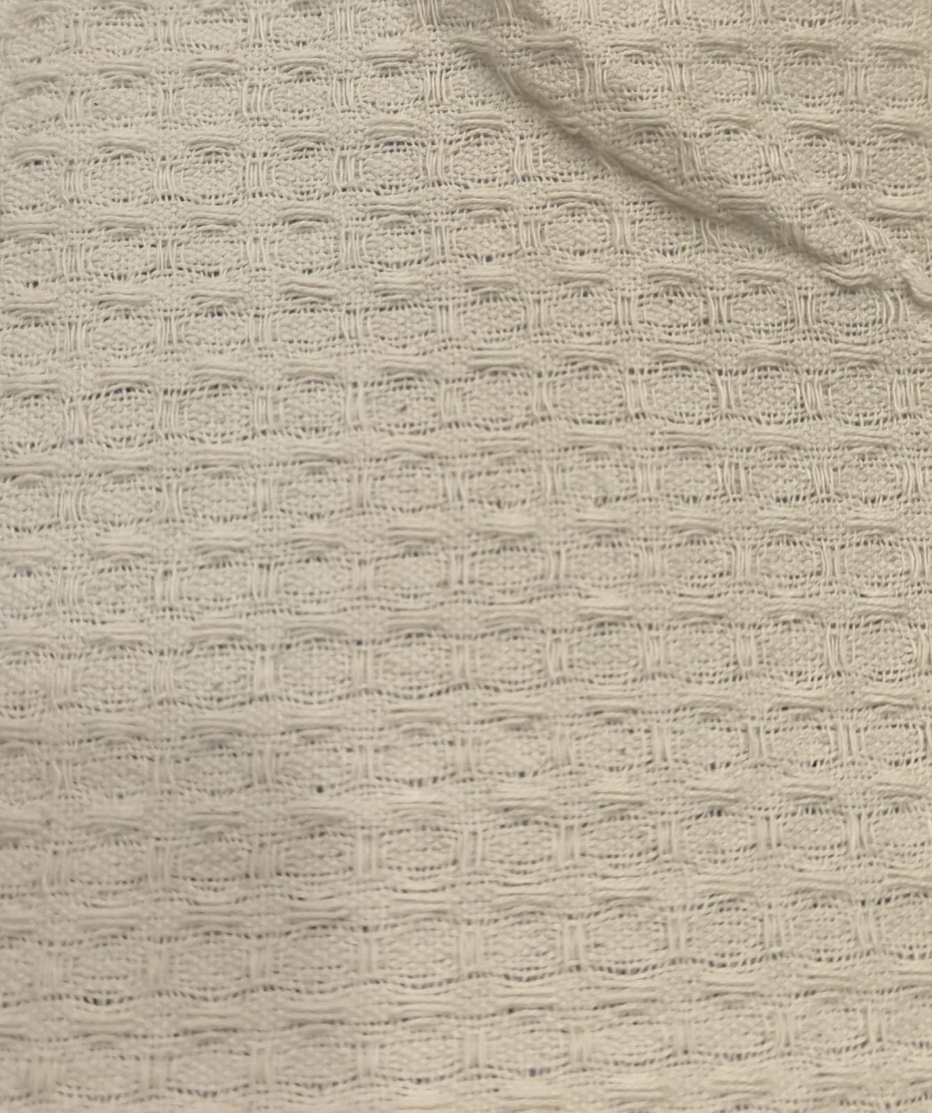 COTTON CHECK HONEY COMB