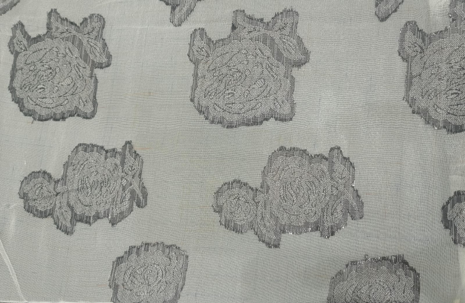 RAYON SHIFFON GEORGETTE BLACK FLEXE