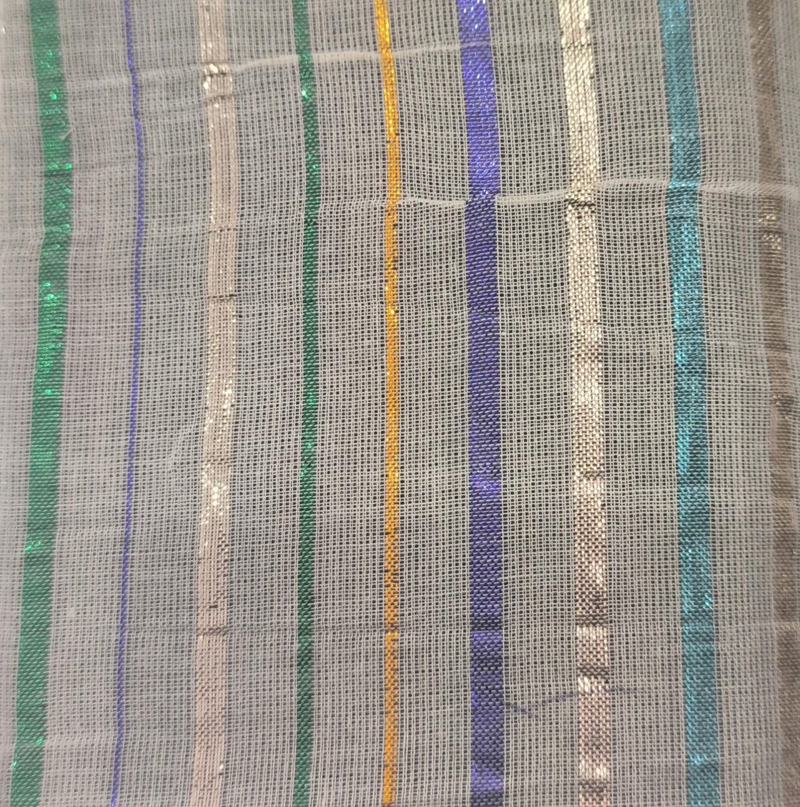 COTTON LUREX VOILE