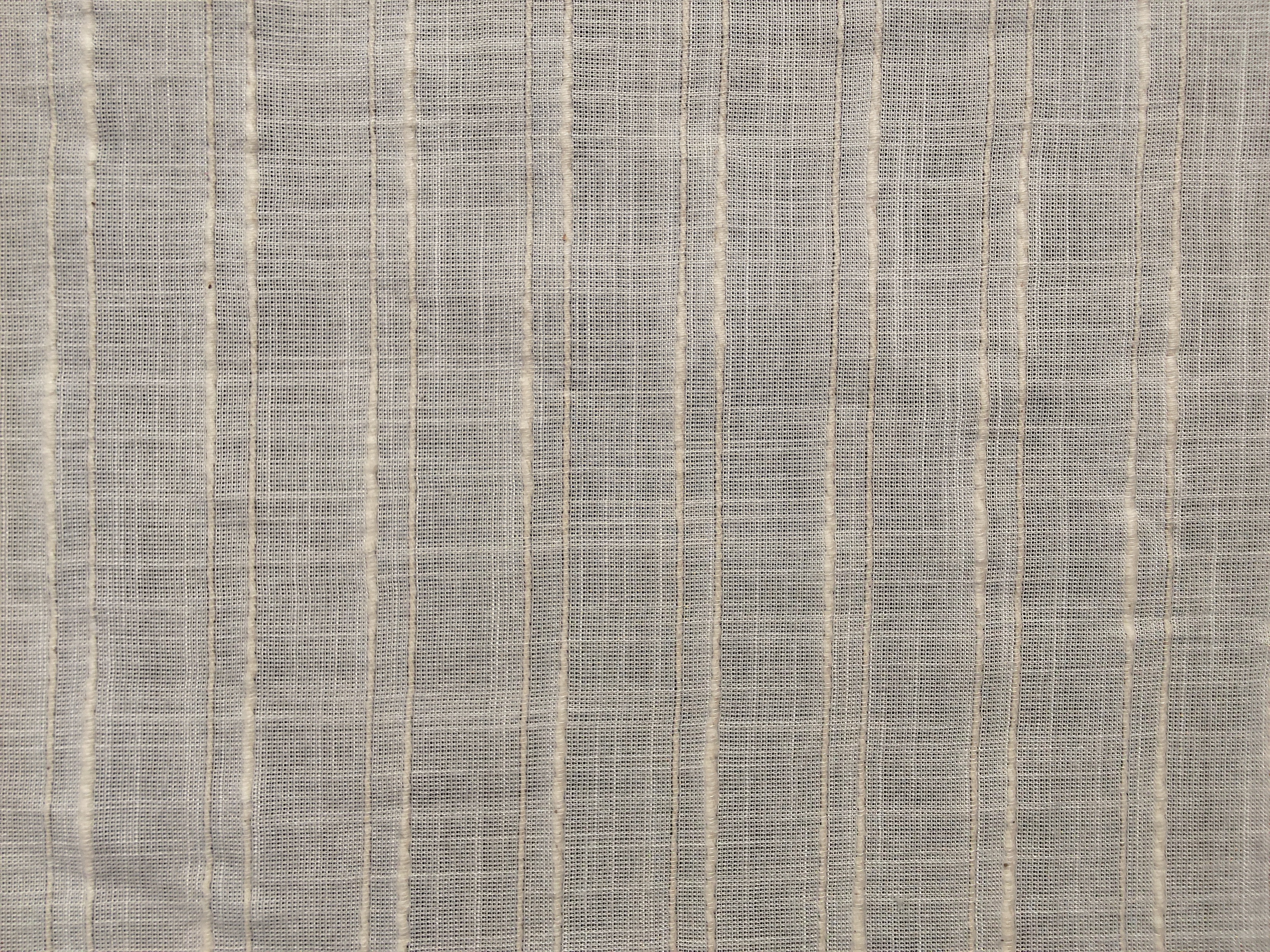 COTTON STRIPE RIB SLUB
