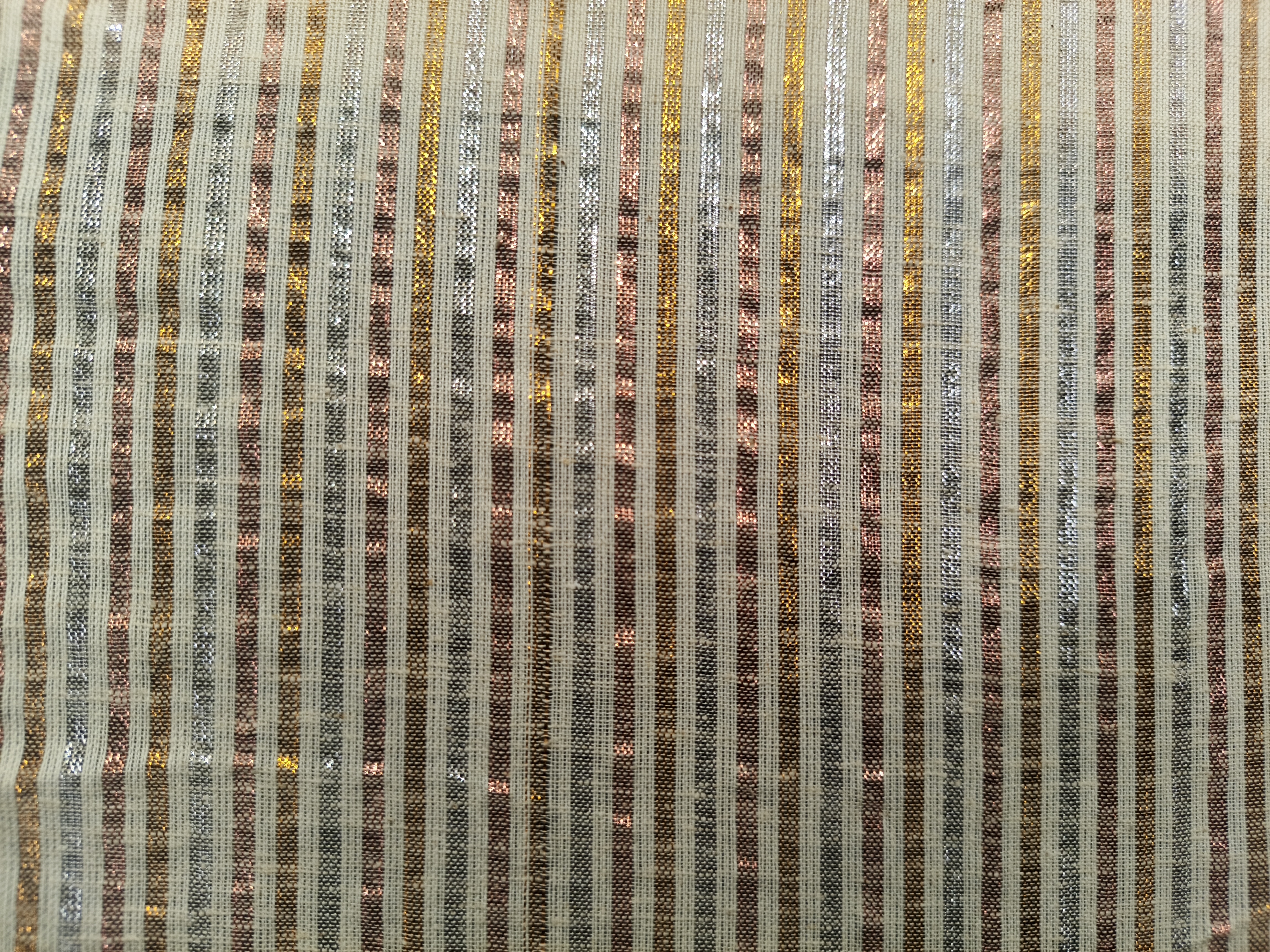 COTTON LUREX CAMBRIC 6*6 MULTI