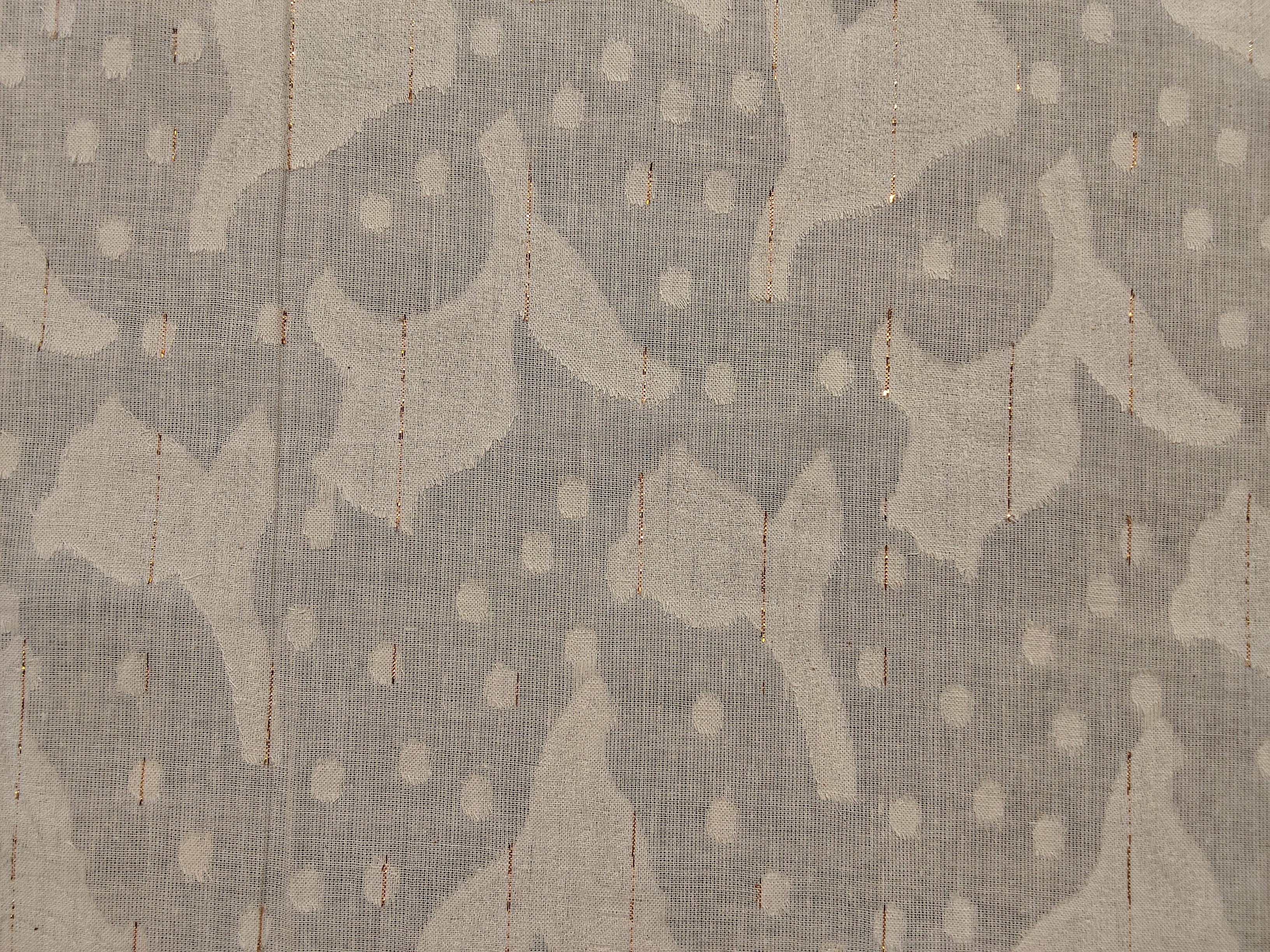 COTTON CUTWORK JACQUARD