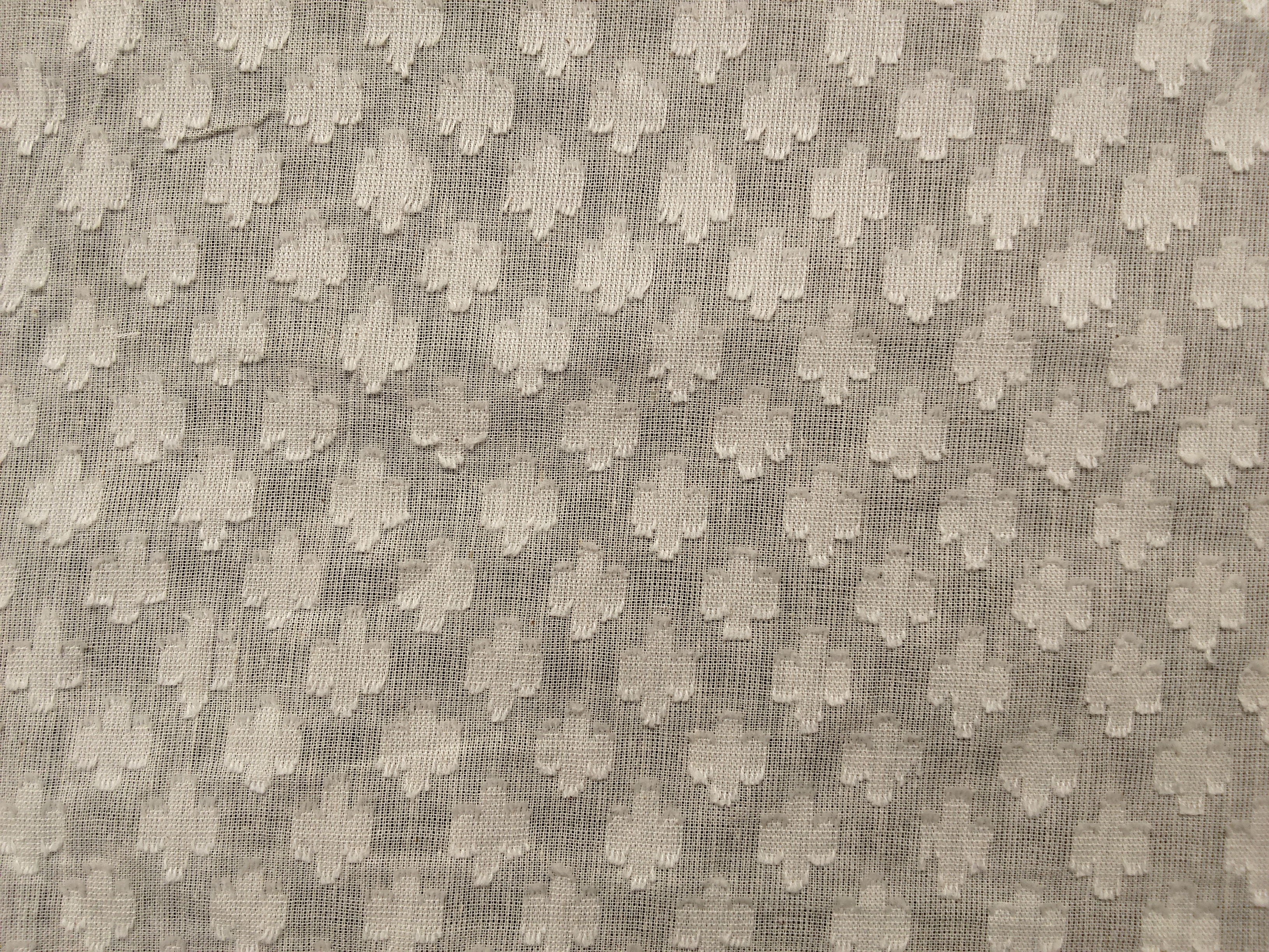 COTTON CUTWORK JACQUARD