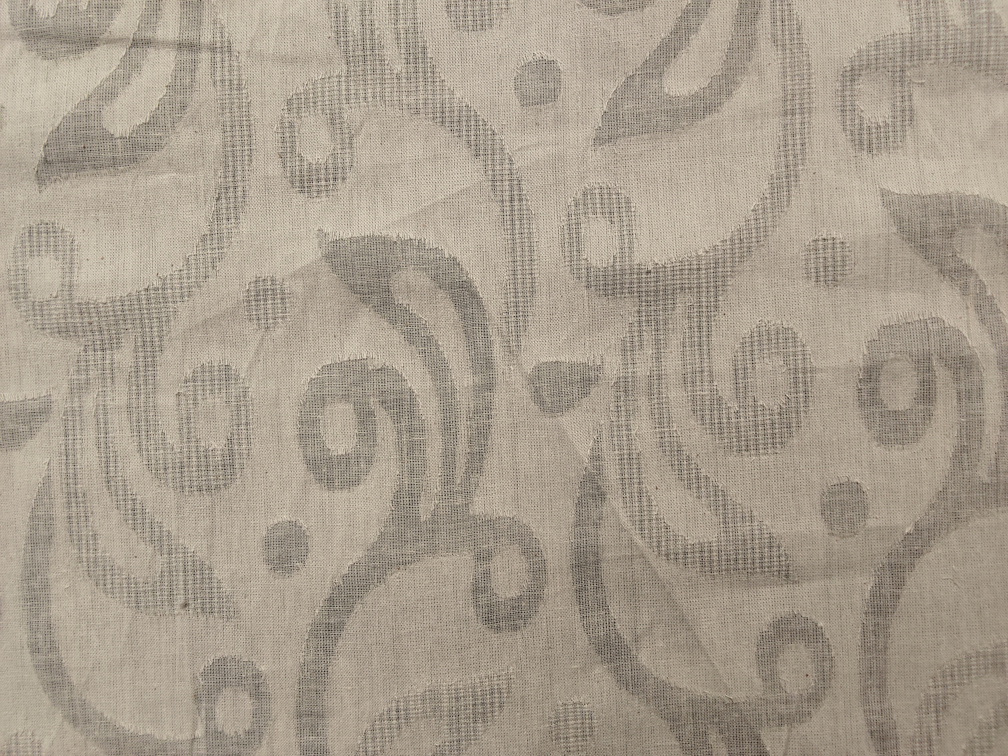 COTTON CUTWORK JACQUARD