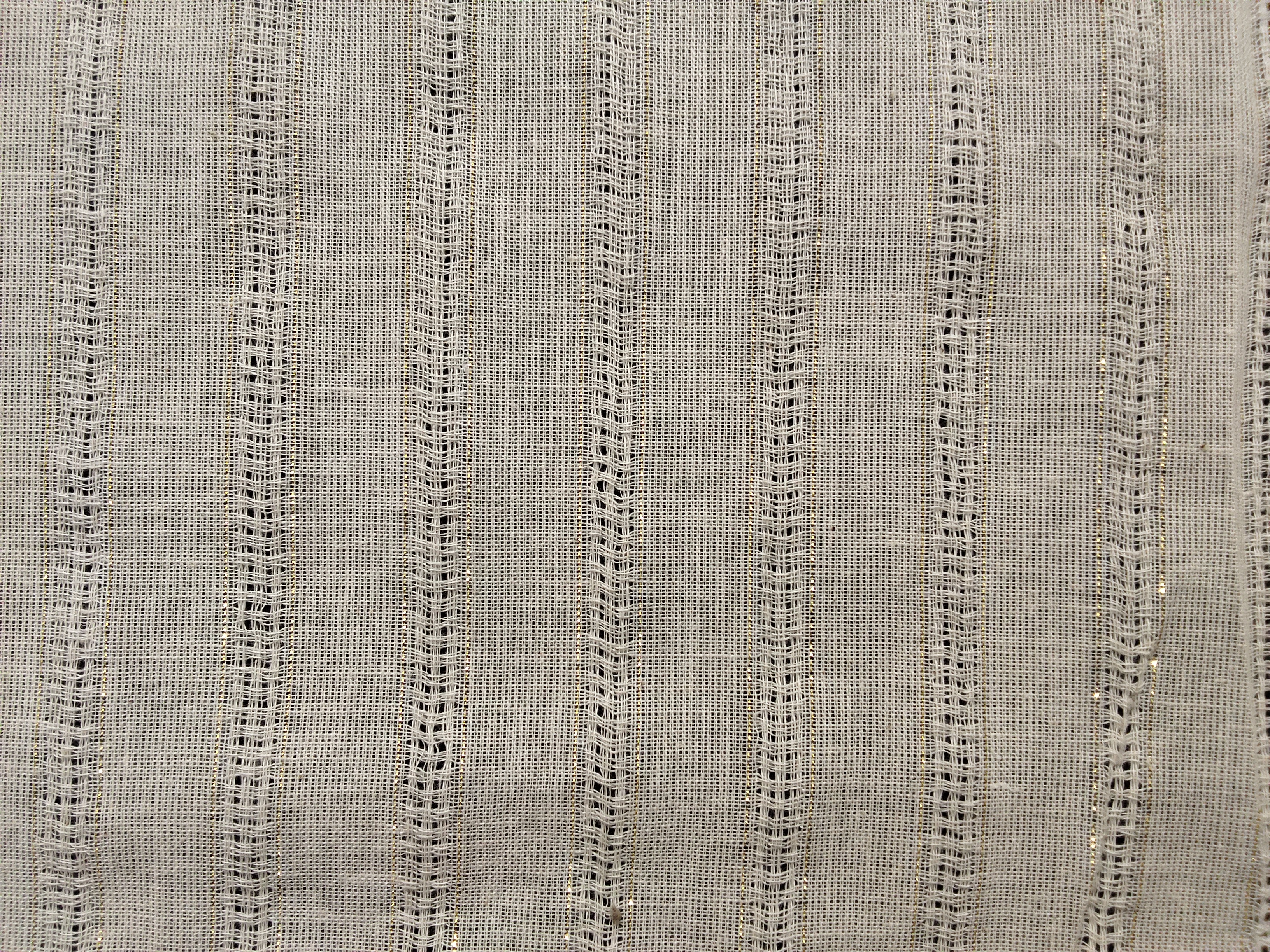 COTTON LUREX DOBBY JALI LIGHT GOLD