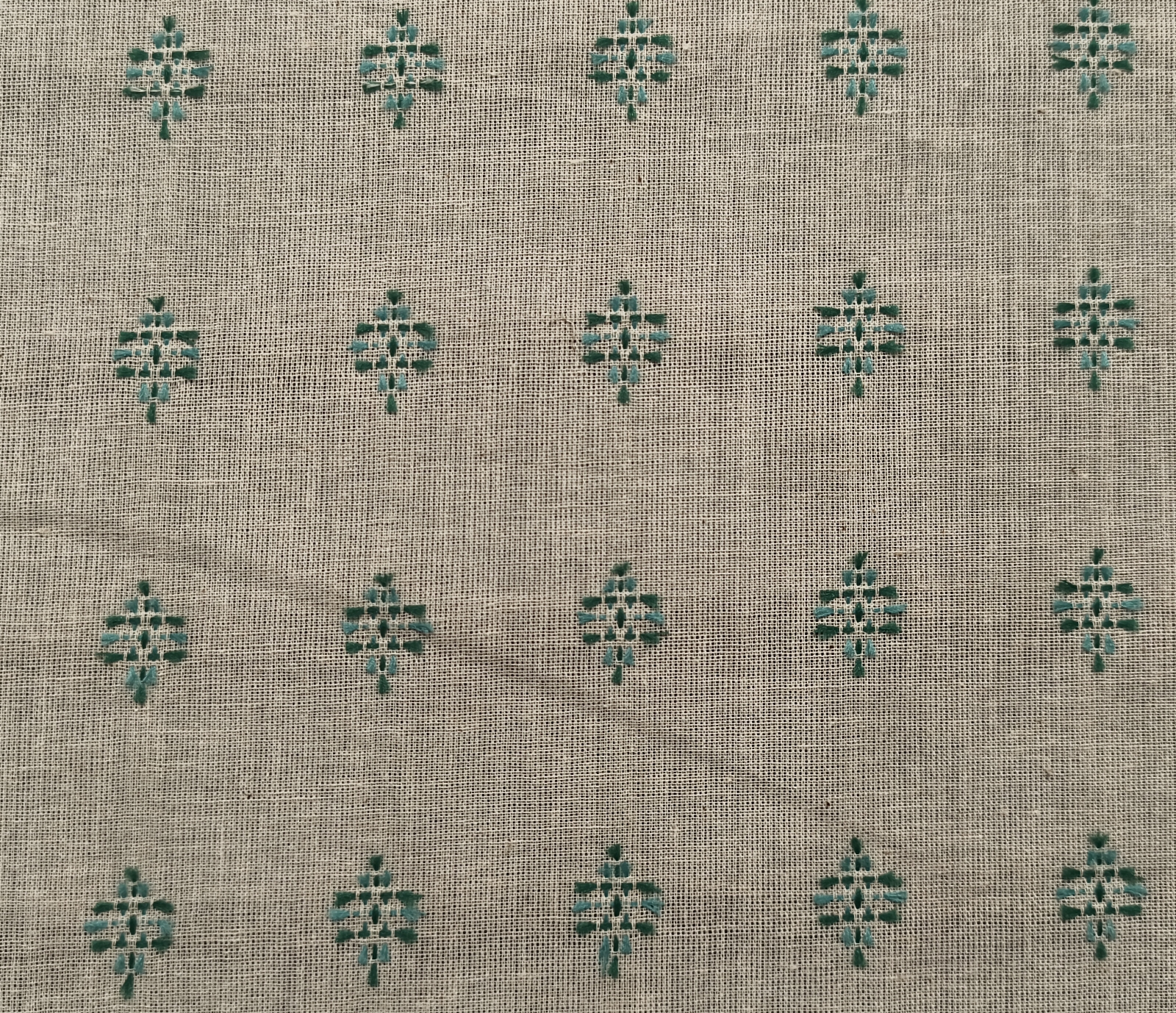 COTTON COLOUR BOOTA GREEN PLUS