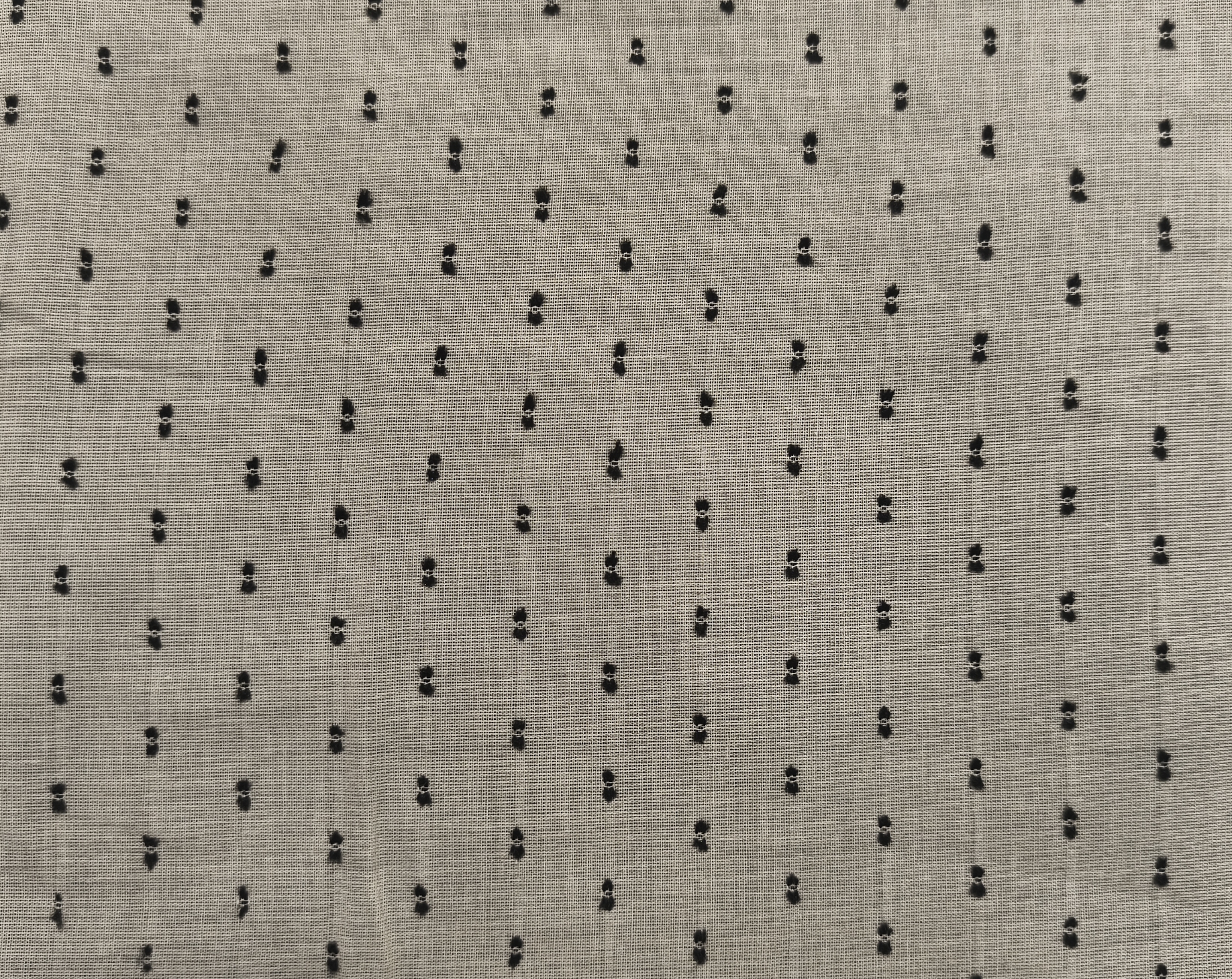 COTTON COLOUR BOOTA BLACK WEFT