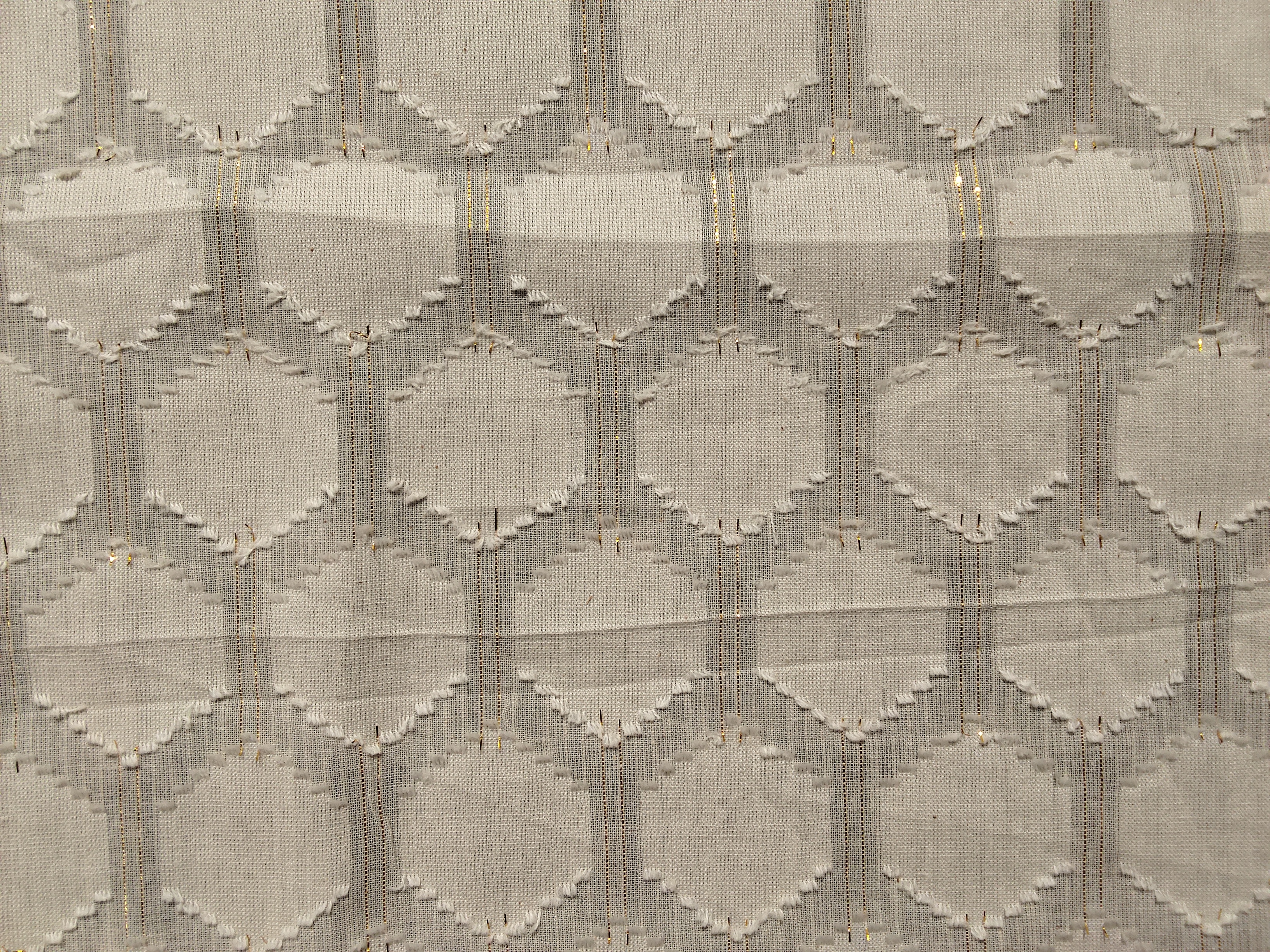 COTTON CUTWORK JACQUARD