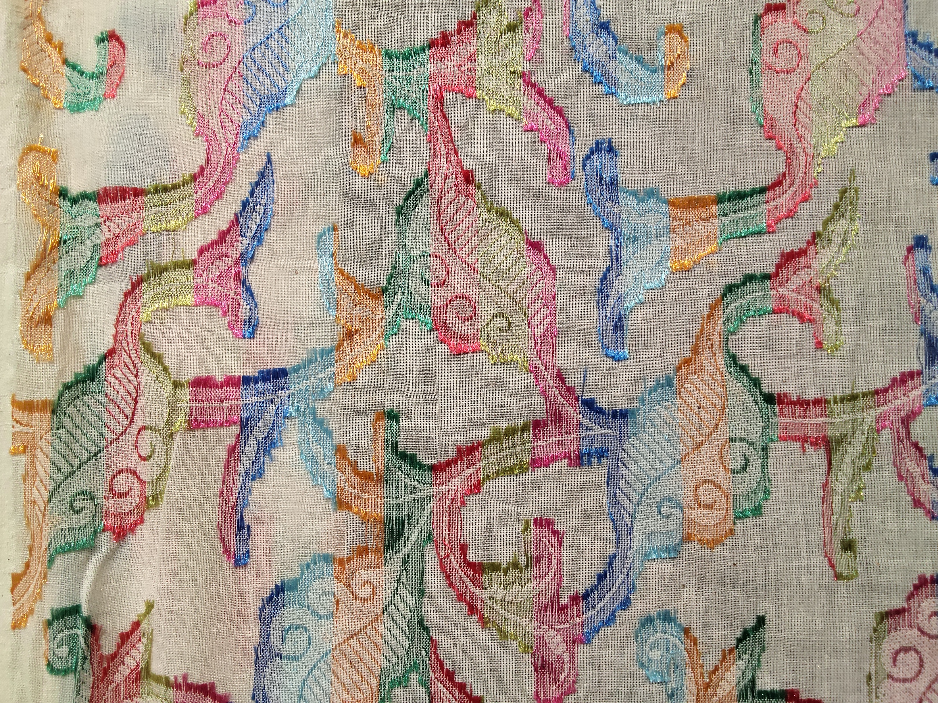 COTTON COLOUR JACQUARD