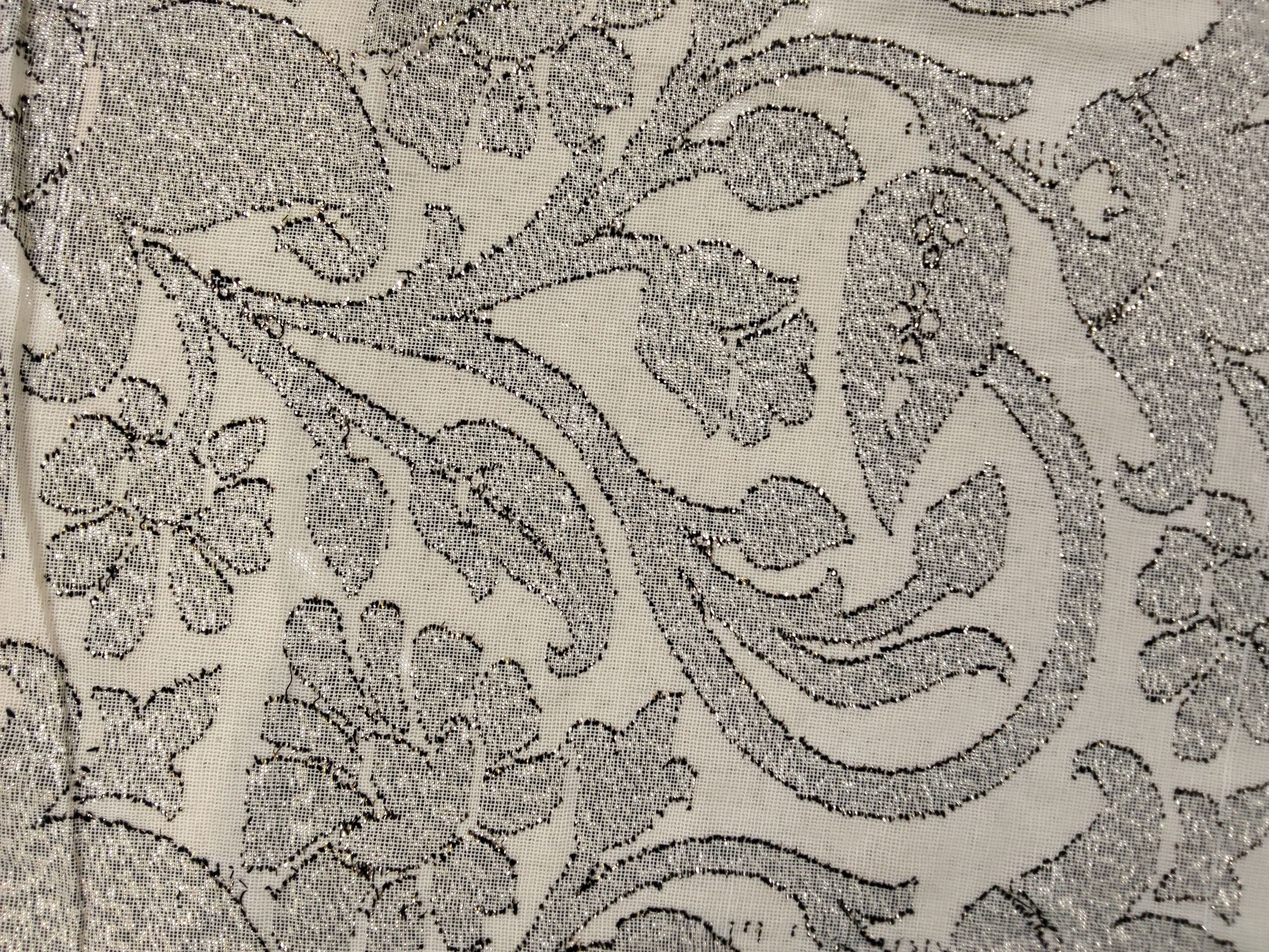 COTTON NET JACQUARD